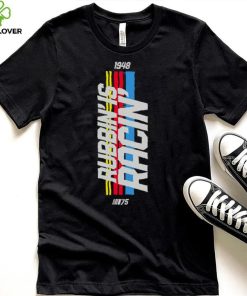 OFFICIAL NASCAR 75TH ANNIVERSARY RUBBIN’ IS RACIN’ EST 1948 TRI BLEND T SHIRT