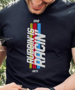 OFFICIAL NASCAR 75TH ANNIVERSARY RUBBIN’ IS RACIN’ EST 1948 TRI BLEND T SHIRT