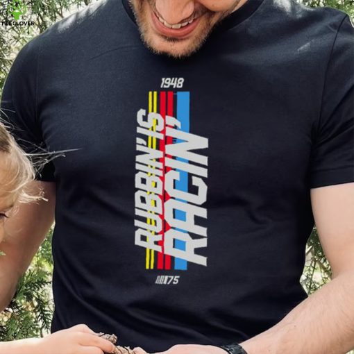 OFFICIAL NASCAR 75TH ANNIVERSARY RUBBIN’ IS RACIN’ EST 1948 TRI BLEND T SHIRT