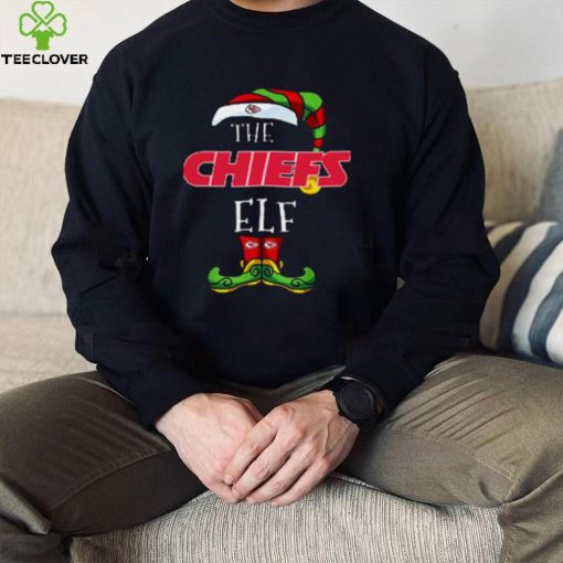 Kansas City Chiefs Christmas ELF T Shirt Funny NFL Xmas