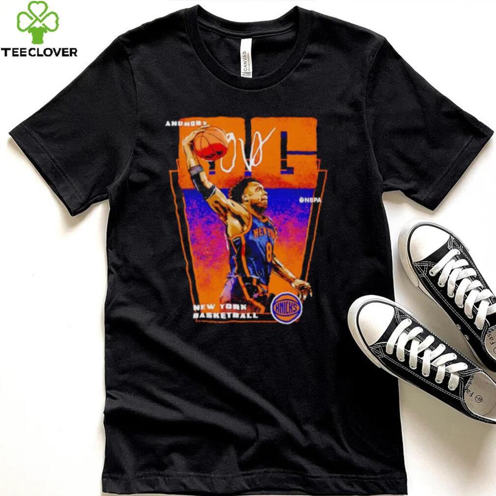 OG Anunoby New York Knicks premiere signature shirt OG Anunoby New York Knicks premiere signature shirt