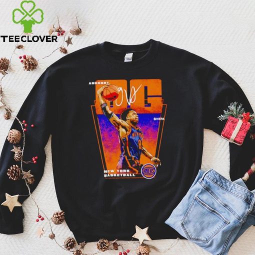 OG Anunoby New York Knicks premiere signature shirt