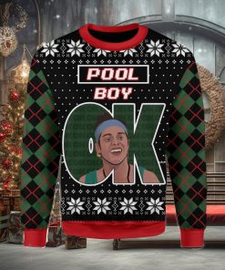 OK Pool Boy Ugly Christmas Sweater Xmas Gift Men And Women Christmas Sweater