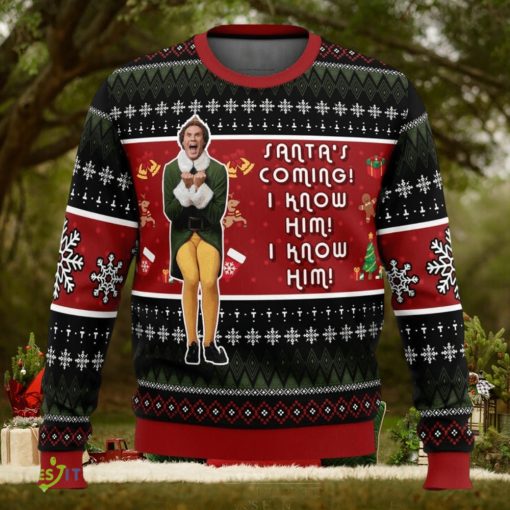 OMG Santa Elf Cute Ugly Christmas Sweater Christmas Gift For Family