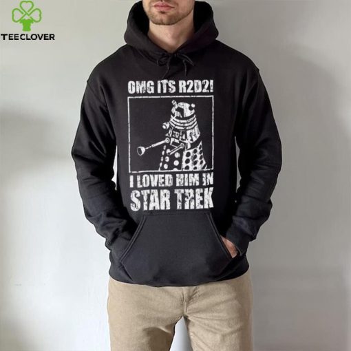 OMG it’s R2D2 I loved him in Star Trek art shirt
