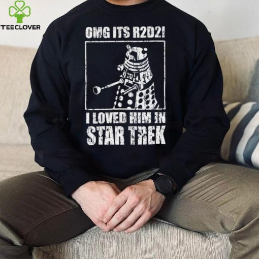 OMG it’s R2D2 I loved him in Star Trek art shirt