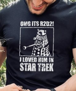OMG it’s R2D2 I loved him in Star Trek art shirt