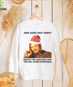 ONE DOES NOT SIMPLY REMOVE THE CHRISTMAS TREE THE WALKING DEAD DARYL SHIRT