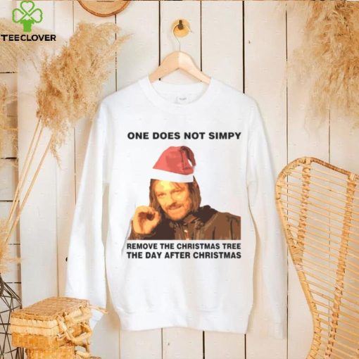 ONE DOES NOT SIMPLY REMOVE THE CHRISTMAS TREE THE WALKING DEAD DARYL SHIRT