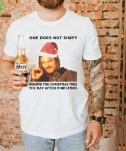 ONE DOES NOT SIMPLY REMOVE THE CHRISTMAS TREE THE WALKING DEAD DARYL SHIRT