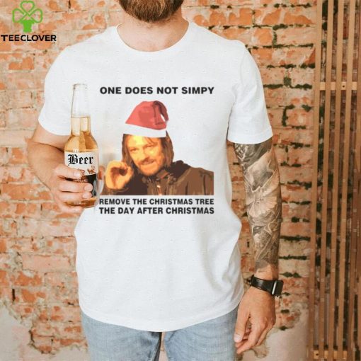 ONE DOES NOT SIMPLY REMOVE THE CHRISTMAS TREE THE WALKING DEAD DARYL SHIRT