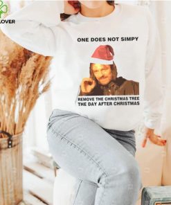 ONE DOES NOT SIMPLY REMOVE THE CHRISTMAS TREE THE WALKING DEAD DARYL SHIRT