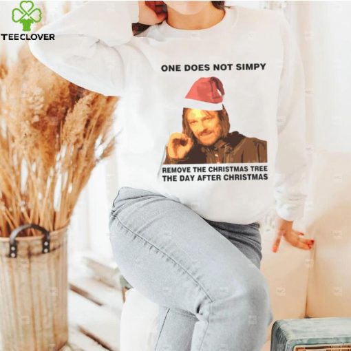 ONE DOES NOT SIMPLY REMOVE THE CHRISTMAS TREE THE WALKING DEAD DARYL SHIRT
