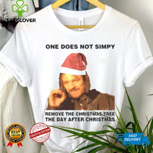 ONE DOES NOT SIMPLY REMOVE THE CHRISTMAS TREE THE WALKING DEAD DARYL SHIRT
