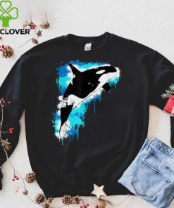 ORCA WHALE Watercolor Painting Cute Artful Shirt Gift