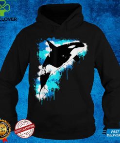 ORCA WHALE Watercolor Painting Cute Artful Shirt Gift