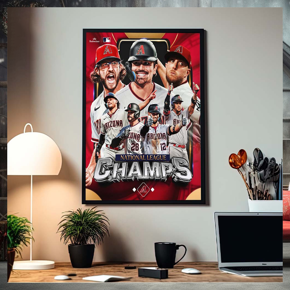Congrats Arizona Diamondbacks MLB National League Champions 2023 Poster Canvas Congrats Arizona Diamondbacks MLB National League Champions 2023 Poster Canvas