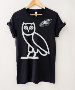 OVO x NFL Midnight Philadelphia Eagles OG Owl T Shirt 1 OVO x NFL Midnight Philadelphia Eagles OG Owl T Shirt