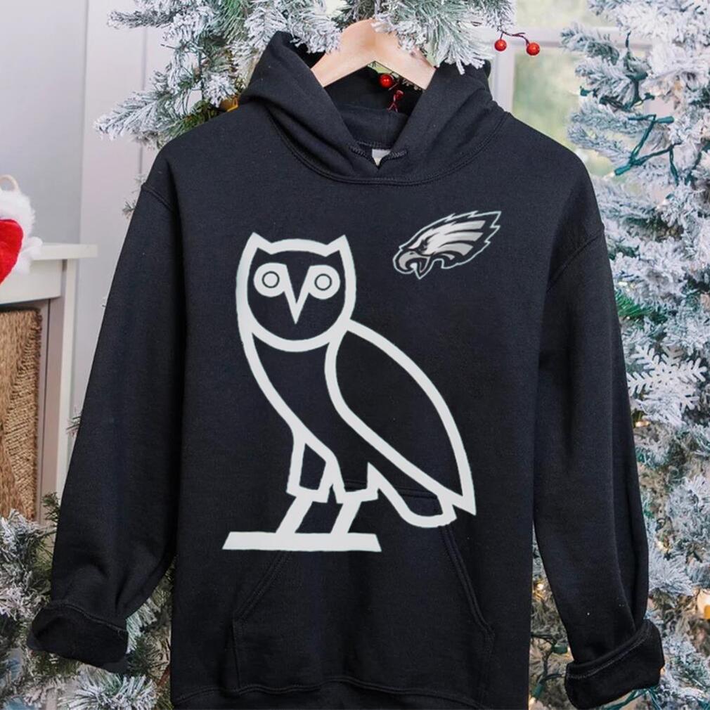 OVO x NFL Midnight Philadelphia Eagles OG Owl T Shirt OVO x NFL Midnight Philadelphia Eagles OG Owl T Shirt