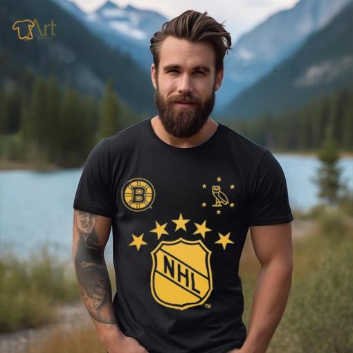 OVO x NHL Black Boston Bruins T Shirt