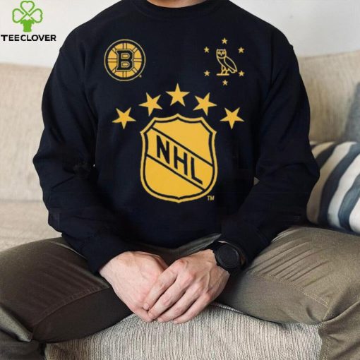 OVO x NHL Black Boston Bruins T Shirt