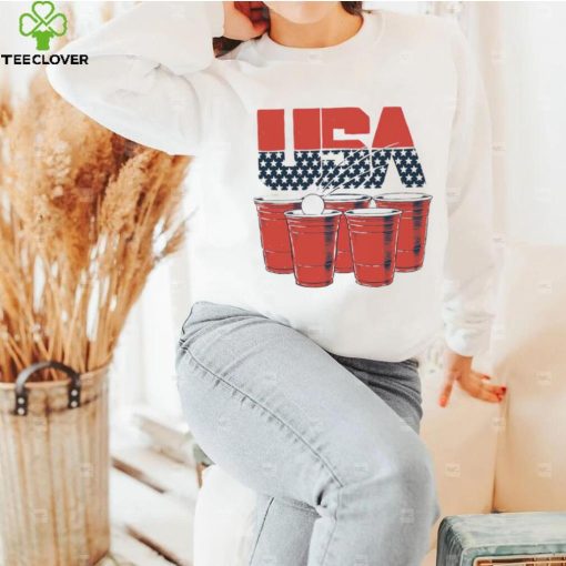 USA Beer Pong 4th of July 2023 shirt