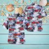 Buffalo Bills Hawaiian Shirt Flamingos Tropical Leaves Summer Gift For Friend NFL Hawaiian Shirt