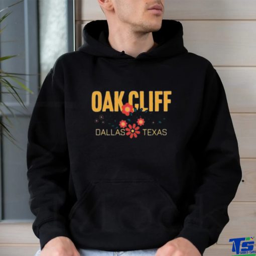 Oak cliff floral Dallas Texas shirt