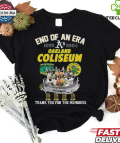 Oakland Athletic End Of An Era 1968 2024 Oakland Coliseum Thank You T hoodie, sweater, longsleeve, shirt v-neck, t-shirt