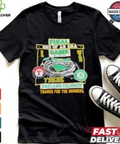 Oakland Athletics Final End Of An Era Game There Oakland Coliseum Shirt