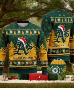 Oakland Athletics Funny Christmas Ugly Sweater