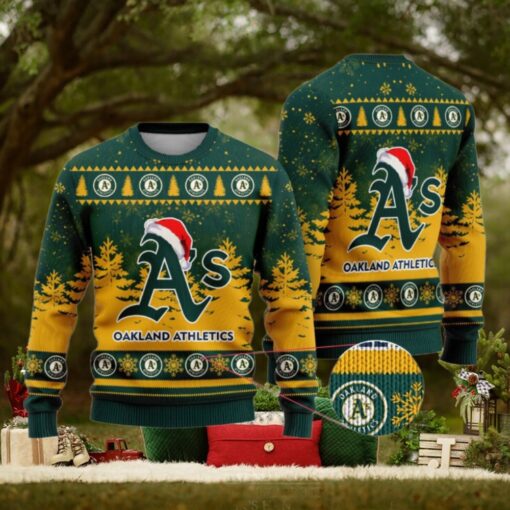 Oakland Athletics Funny Christmas Ugly Sweater