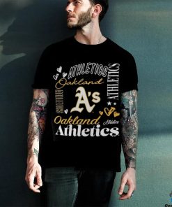 Oakland Athletics G III 4Her by Carl Banks Women's Collage Graphic T Shirt