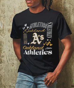 Oakland Athletics G III 4Her by Carl Banks Women's Collage Graphic T Shirt