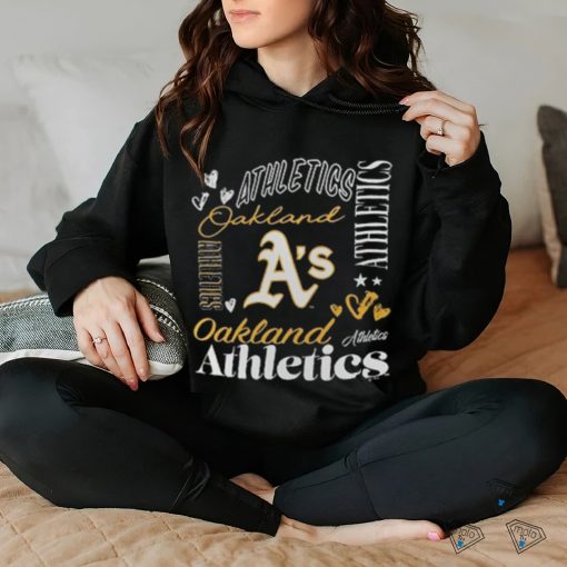 Oakland Athletics G III 4Her by Carl Banks Women’s Collage Graphic T Shirt