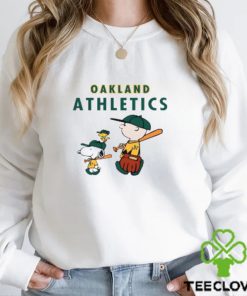 Oakland Athletics Let’s Play Baseball Together Snoopy MLB Shirt