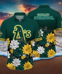 Oakland Athletics MLB Flower Hawaii Shirt And Thoodie, sweater, longsleeve, shirt v-neck, t-shirt For Fans