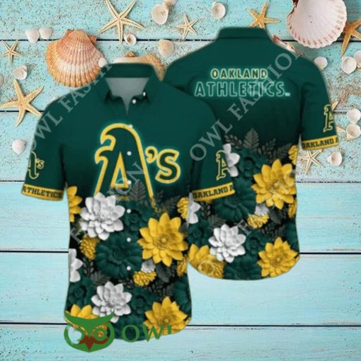Oakland Athletics MLB Flower Summer Vibe Hawaiian Shirt