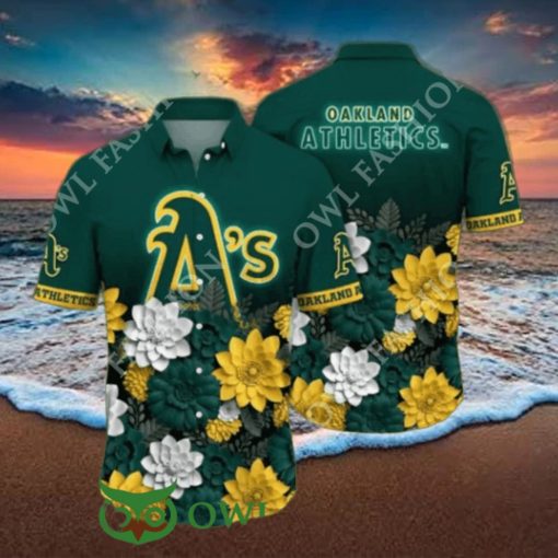 Oakland Athletics MLB Flower Summer Vibe Hawaiian Shirt