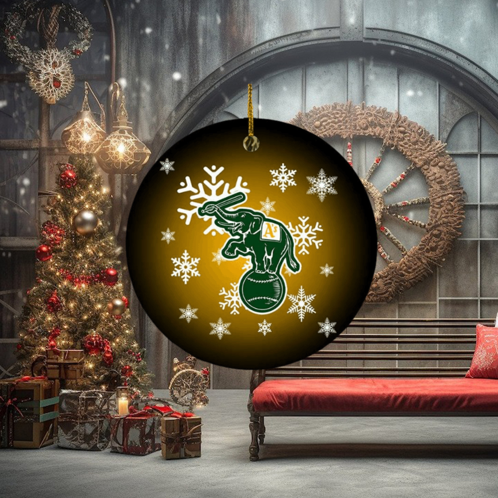 Oakland Athletics MLB Merry Christmas 2023 Holiday Gifts Decorations Ornament Oakland Athletics MLB Merry Christmas 2023 Holiday Gifts Decorations Ornament