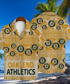 Oakland Athletics Major League Baseball 3D AOP Aloha Hawaiian Shirt