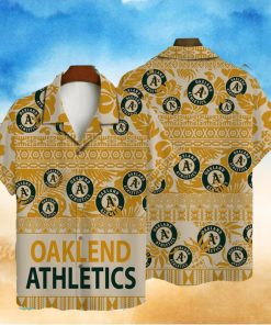 Oakland Athletics Major League Baseball 3D AOP Aloha Hawaiian Shirt