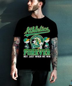 Oakland Athletics The peanuts abbey road forever not just when we win shirt