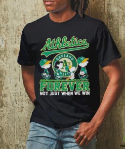 Oakland Athletics The peanuts abbey road forever not just when we win hoodie, sweater, longsleeve, shirt v-neck, t-shirt