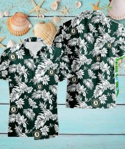 Oakland Athletics Tropical Leaf 3D Printed Hawaiian Shirt Beach Team Gift