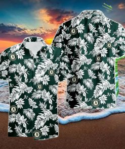 Oakland Athletics Tropical Leaf 3D Printed Hawaiian Shirt Beach Team Gift