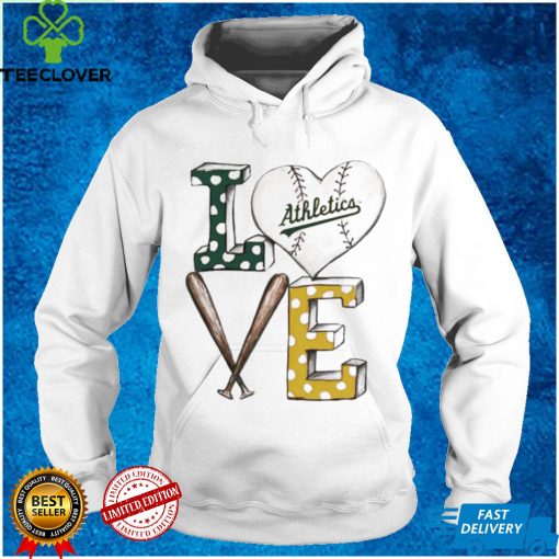 Oakland Athletics baseball love shirt