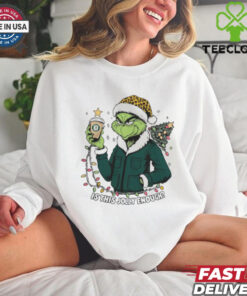 Oakland Athletics x Santa Grinch Is This Jolly Enough Merry Christmas Shirt