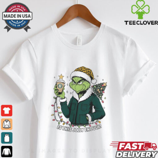 Oakland Athletics x Santa Grinch Is This Jolly Enough Merry Christmas Shirt