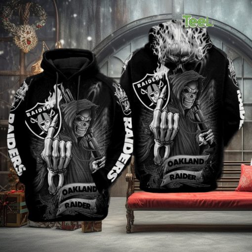 Oakland Raiders 3D Printed Hoodie Ver 2